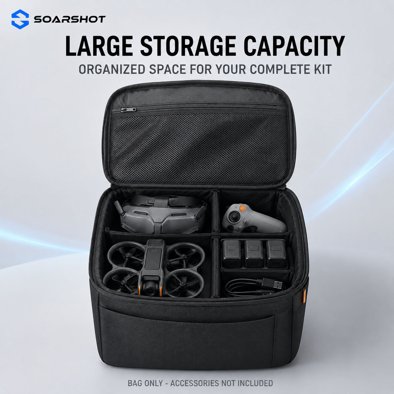 SOARSHOT DJI 아바타 2 고글 3 휴대용 크로 - Drone Carrying Case 리뷰 및 가격